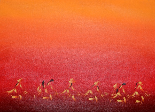 Tranh Sơn Dầu Đường Quê 1